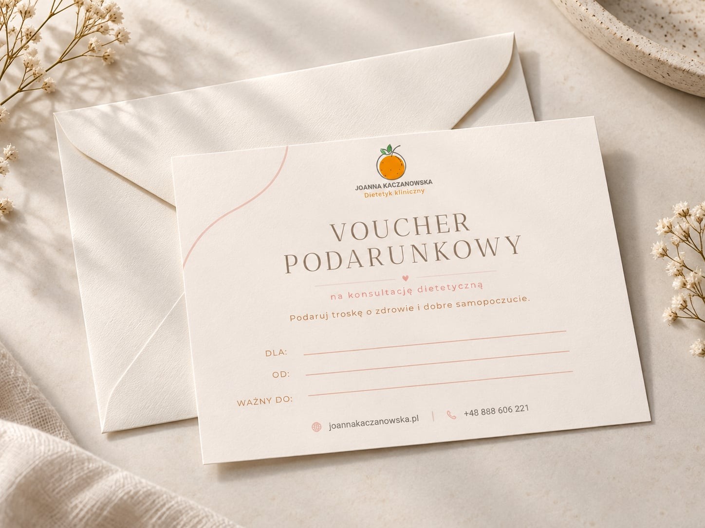 Voucher podarunkowy – Konsultacja dietetyczna 1:1